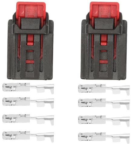 Anlseiod 7N0972704 Rücklicht-Stecker mit Anschluss Kompatibel mit VW Audi Seat Mercedes Rücklichtlampenstecker(Stift:4-polig)
