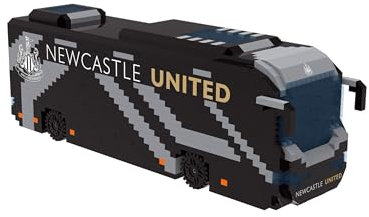 FOCO Offizielles Lizenzprodukt Newcastle United FC BRXLZ-Steine 3D-Fußball-Reisebus BAU-Set