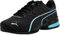 PUMA Damen Tazon 6 Crosstrainer, Puma Schwarz/Team Aqua, 8