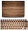 HLAAJJX Compatible with MacBook Pro 13 inch Case 2024,2012-2008 Release A1278 with CD-ROM, Plastic Laptop Hard Shell Protective Case & Keyboard Cover Skin - Brown&Wood