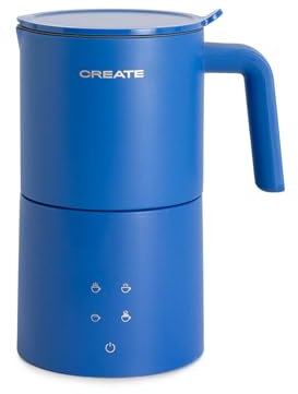 CREATE/MILK FROTHER STUDIO PRO/Espumador calentador de leche eléctrico azul cobalto/Apto para lavavajillas, pantalla táctil, 4 programas, sitema de seguridad, 620ml, uso en frío o caliente, 450W