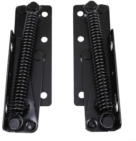 2 Stück Verstellbarer Sofabett Scharnier Mechanismus Mehrwinkel Möbelbeschläge Bettbeschlag Klappbett Hardware Metallscharnier Schwarz Für Schlafsofa Klappsofa Möbel Heimwerker
