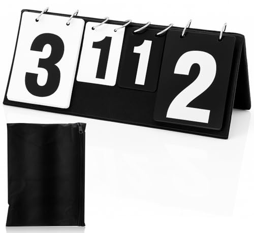 Soulchen Scoreboard Score Keeper Doppelseitiger Druck Scoreboards für Volleyball, Basketball, Tennis, Tischtennis