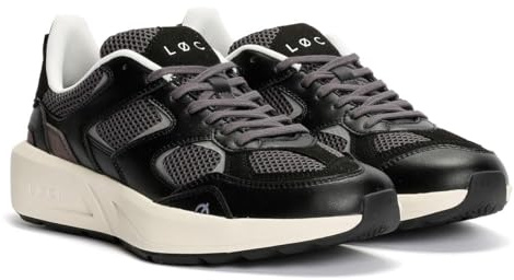 LØCI VØLT Black/Grey Trainers - UK 3