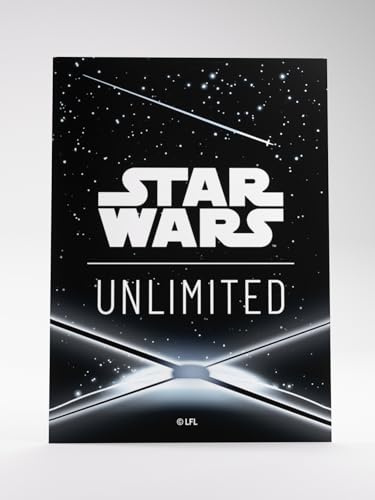 Gamegenic, Star Wars: Unlimited Premium Art Sleeves - Card Back Black, Sleeve Colour Code: Grey