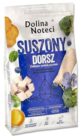 Air-Dried Dog Food Dolina Noteci Premium (9kg, Cod)