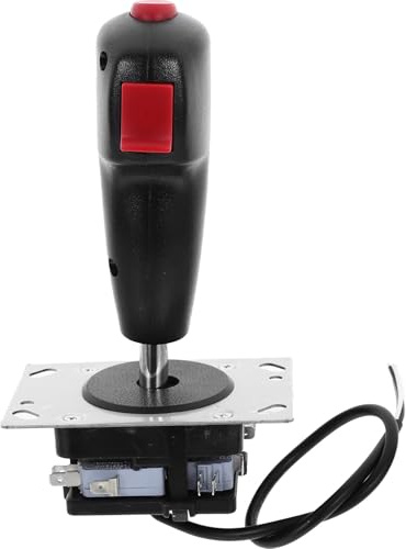 Lurrose Flight Stick Joystick PC Gaming Zubehör Flugsimulator Joystick Präzise Steuerung Langlebig aus Einfache Montage für Arcade und Computerspiel Simulation
