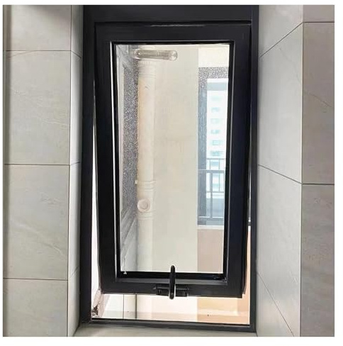 WEKONUMEX Móvil Sótano Ventana corredera, Ventana de Aluminio for el hogar con Marco de Vidrio Templado, Color Gris Oscuro, Varios tamaños(31x39in/80x100cm)