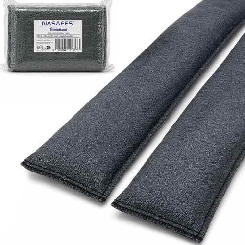 Nasafes Hochwasserbarriere Wasseraktiviert 2er Set, je 150 cm, Mobile Wassersperre für Garage, Tür, Keller und Lichtschacht, Sandsack Alternative bei Starkregen