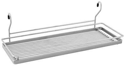 Kesseböhmer 80460019 Ablage, edelstahl effekt, 16 x 46 cm