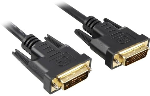 Sharkoon 4044951009138 Câble DVI 5 m Noir