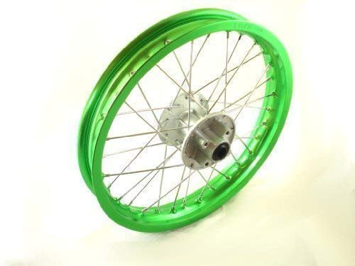 HMParts Pit/Dirt Bike/Cross - Alu -Felge Eloxiert 16 hinten grün