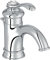Jacob Delafon E72090-CP Mitigeur lavabo réhaussé Fairfax-Design rétro-Économie d’eau-Anticalcaire-15,5x25,6x6,4cm-Finition Chrome-E71091-CP, Chrome, Modèle Standard