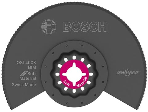 Bosch OSL400K Starlock Oscillating Multi Tool Bi-Metal Serrated Knife Segmented Blade, 4