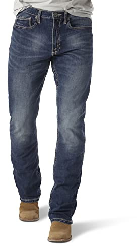 Wrangler Mens 20x No. 42 Vintage Boot Cut Jeans, Midland, 31W x 32L US