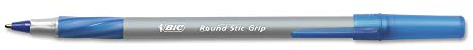 BIC Round Stic Grip XTRA Komfort Kugelschreiber Medium Pt 1,2 mm blau 3dozen gsmg11be