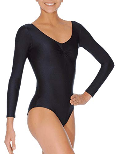 Roch Valley Martene Damen Gymnastikanzug, Nylon, Lycra, Schwarz, Größe L