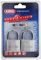 ABUS AB64TI/40 TWINS Vorhängeschlösser, grau, 2 Stück