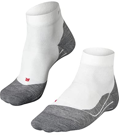 FALKE Damen Laufsocken RU4 Endurance Short W Sso Baumwolle Funktionsmaterial antiblasen 1 Paar, Weiß White-Mix 2020, 37-38