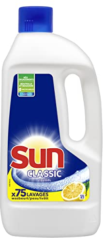 Sun Liquide De Lavage LaveVaisselle Citron 1,5L 75 Lavages