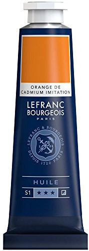 Lefranc Bourgeois Huile Fine 40ml Orange De Cadmium Imitation