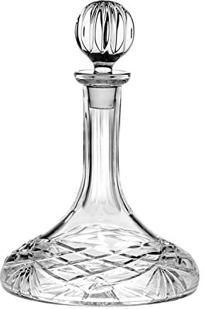 BARSKI – Hand Schnitt – mundgeblasen – Crystal – Schiffe Captains Dekanter – 32 Oz – Made in Europe