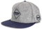 Blackskies Snapback Cap Schwarz Braun Grau Wolle Schirm Unisex Premium Baseball Mütze Kappe, Horus, Einheitsgröße