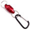 CrazyShark Magnetic Net Release Aluminum Shell for Fly Fishing Red