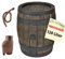 120l Barril DE Lluvia - TONEL Agua - DEPÓSITO Agua DE Lluvia con Aspecto de Madera auténtica - CONTENEDOR Agua - Tanque Agua - Barril DE Agua con Accesorios, con Proteccion para heladas