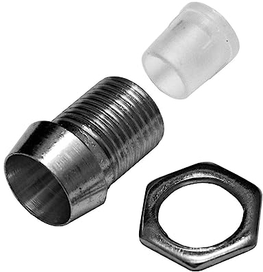 100x LED Fassung Halter 3mm Metall Chrom Schraub Sockel + Isolator