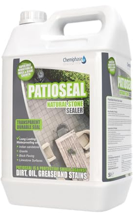 Indian Stone Sealer, Sandstone, Granite, Limestone - PatioSeal (1 x 5 Litres)