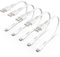 Cable Micro USB Corto 30cm [Pack de 5], 3A Duradero Micro USB Cable Carga Rápida y Sincronizació Compatible con Samsung Galaxy S5/ S6/ S7/ J5/ J7, Huawei, Kindle, Sony, Nexus, Nokia, PS4 (Blanco)