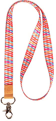 HEZEN Coole Lanyards, Halsband-Schlüsselanhänger, Hals-Lanyards für Schlüssel, Brieftaschen und Ausweishalter (Streifen bla)