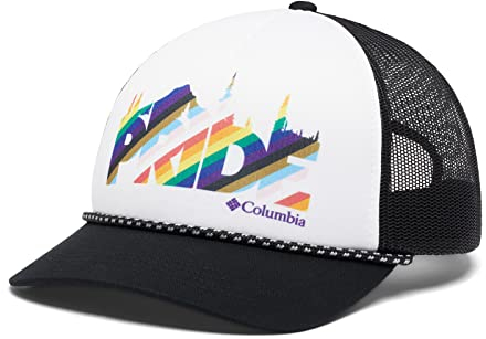 Columbia Damen Trucker Snapback Cap, Weiß/Schwarz/Outdoor Pride, One Size