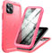 Cozycase for iPhone 11 Pro Waterproof Shockproof Case with Built in Screen/Camera Protector - Unbreakable/Heavy Duty/Front and Back Cover 360 Full Body Protective Case - Pink