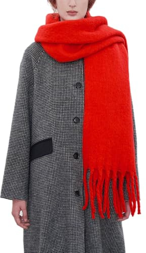 OUNIYA Damen Chunky Scarves Schal für kaltes Wetter