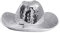 Orbgons Disco Ball Cowboy Hut Spiegel Disco Cowboy Hut Disco Ball Hüte Glas Pailletten Cowboy Hut Kappe Neon Glitzer CowgirlHüte Braut Party Hut Prom Party Cowboy Hut (01-Silver, One Size)