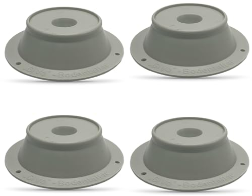 Norskskin Ground Plate for Hurricane Supports in Awning Camping Tent Set of 4 Poles Coaster