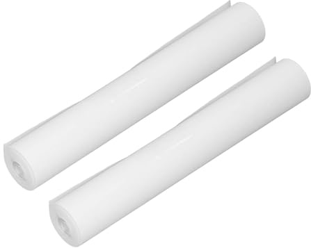 2 Rollen Nachfülldruckpapier A4 Thermodruckerpapier Weißes Thermopapier Thermobonpapierrollen BPA Thermodruckerpapier