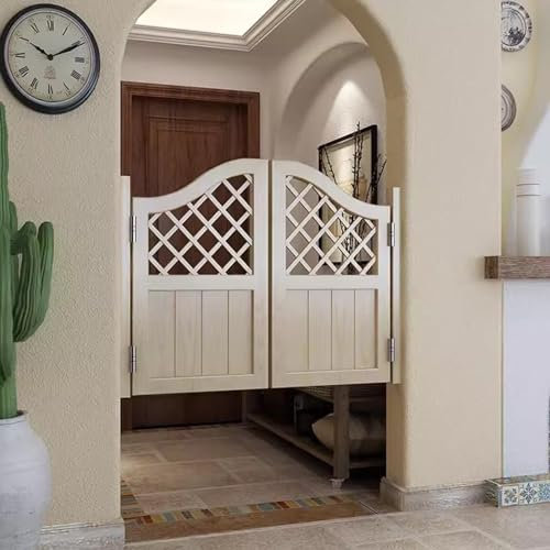Pendeltür Saloontür Schwingtür Flügeltür Schwingendes Scheunentor Mit Hardware-Kit, Ersatz-Bar-Halbtür Aus Holz Für Restaurant, Flureingang, Waschküche Und Kinderzimmer, Küchen Teiler Westtür ( Color