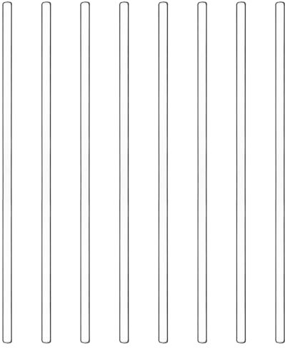 stonylab Baguettes d'Agitation en Verre, Tiges en Verre Borosilicaté de 300 mm de Long avec des Extrémités Arrondies, Bâtons Solides en Verre pour Laboratoire, Cuisine, Science, Lot de 8