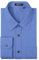 HISDERN Camisa para Hombre Manga Larga Camisas Formal Camisa de Vestir Algodón Regular Fit Casual Camisas Shirt Azul Oxford M