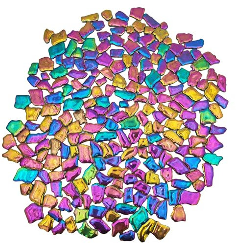 Carreaux de mosaïque en céramique aléatoire, 0,5 kg, pour loisirs créatifs, assiettes, pots de fleurs, vases, tasses, fournitures de mosaïque (arc-en-ciel irrégulier)