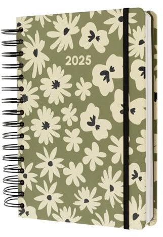 Terminplaner 2025 Kokonote Planer A5 2025 Kalender A5 Flower Market Terminplaner 2025 Terminkalender 2025 14,8 x 21 cm - Jahreskalender 2025 Buch