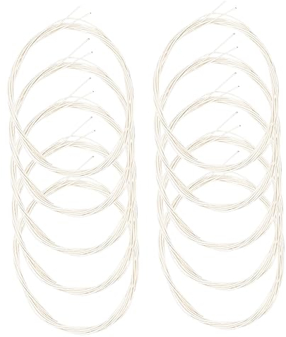 OFFSCH 10 Stück Saiten Instrumententeile Zubehör Für Saiteninstrumente Oud-teile Oud-instrument Oud-versorgung Werkzeug Zum Bespannen Von Gitarren Oud-zubehör Musikinstrument Nylon Weiß