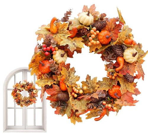 Herbsttürkranz – Engellicher Weihnachtsbaumspitze, eleganter Türkranz, lebendiger Engel-Ornament, Weihnachtsbaum-Endstück, raffinierte Engelsfigur für den Weihnachtsbaum, Neujahrsfeier