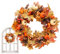 Herbsttürkranz – Engellicher Weihnachtsbaumspitze, eleganter Türkranz, lebendiger Engel-Ornament, Weihnachtsbaum-Endstück, raffinierte Engelsfigur für den Weihnachtsbaum, Neujahrsfeier