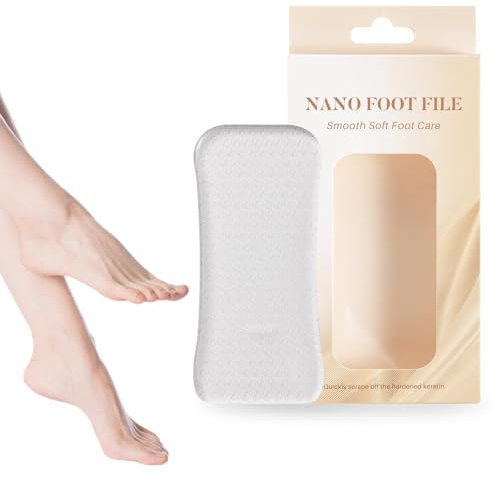 1 Pcs Nano Glass Foot File and Callus Remover Callus Remover for Feet Highly Effective Hard Skin Remover Wake Up Soft Smooth Feet for Foot Beauty Care