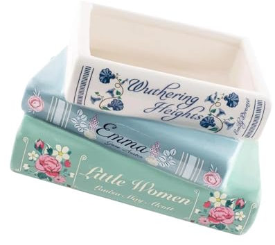 Fenteer Pot de Fleurs en Forme de Livre en céramique pour l'intérieur