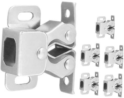 LIFKOME 6pcs Wardrobe Door Buckle Shed Door Latch Chain Link Gate Latch Door Lock Bolt Super High Viscosity Cabinet Door Bumpers Door Lock Chain Knob Padlocks Rollers Cabinet Hinges Metal